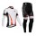 Castelli 2014 Fietskleding Wielershirt Lange Mouw+Lange Fietsbroeken Wit Rood
