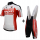 2016 Ducati Fietskleding Set Fietsshirt Met Korte Mouwen+Korte Koersbroek Rood Wit