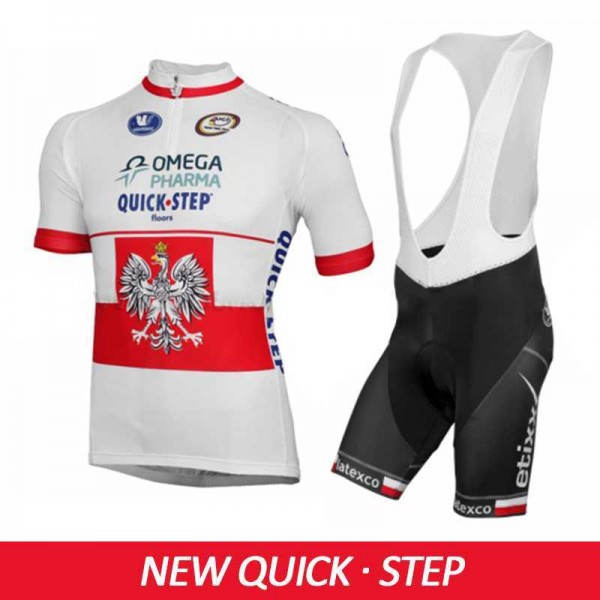 2015 Omega Pharma Quick Step Fietskleding Set Fietsshirt Met Korte Mouwen+Korte Koersbroek 2015 Omega Pharma Quick Step Fietskleding Set Fietsshirt Met Korte Mouwen+Korte Koersbroek
