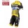 2016 Etixx Quick Step Fietskleding Set Fietsshirt Met Korte Mouwen+Korte Koersbroek Geel