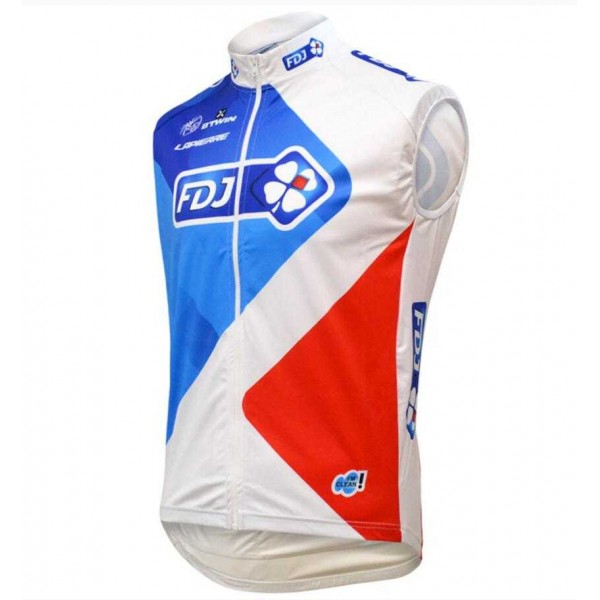 2015 FDJ Fietskleding Wielershirt Zonder Mouwen 2015 FDJ Fietskleding Wielershirt Zonder Mouwen