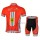 Ferrari Teams Castelli Cipollini Wielerkleding Set Wielershirts Korte Mouw+Fietsbroek