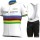 World Champion Deceuninck Quick Step 2021 Team Fietskleding Set Wielershirts Korte Mouw+Korte Fietsbroeken Bib UxLVrN