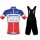 France Champion Pro Team 2021 Fietskleding Set Wielershirts Korte Mouw+Korte Fietsbroeken Bib LSfJGS