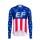 Wielerkleding Profteams 2020 EF Pro Cycling USA National Champs Wielershirts Lange Mouw