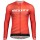 Wielerkleding Profteams 2020 SCOTT RC Pro Wielershirts Lange Mouw Rood
