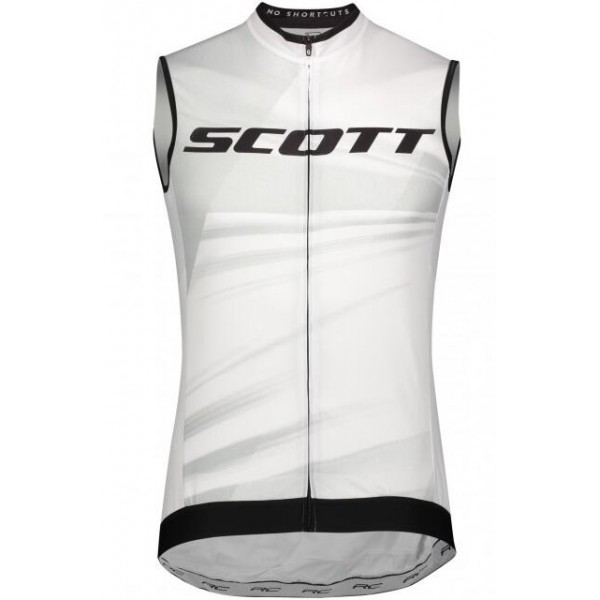 Wielerkleding Profteams 2020 SCOTT RC Pro Maglia Senza Maniche Wit