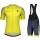 Wielerkleding Profteams 2020 SCOTT RC TEAM 10 Fietskleding Set Fietsshirt Met Korte Mouwen+Koersbroek Korte Giallo
