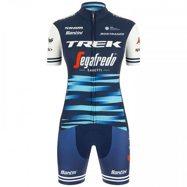 Wielerkleding Profteams 2020 TREK-SEGAFREDO Dames Fietskleding Set Wielershirt Korte Mouwen+Fietsbroek Korte Geel