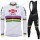 2021 Alpecin Fenix World Champion Blanc Fietskleding Set Wielershirts Lange Mouw+Lange Wielrenbroek Bib KHVNZ