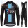 Winter Fleece DSM Pro Team 2021 Fietskleding Set Wielershirts Lange Mouw+Lange Wielrenbroek Bib PYKZW