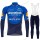 Deceuninck Quick Step Pro Team 2021 Fietskleding Set Wielershirts Lange Mouw+Lange Wielrenbroek Bib GSZWS