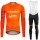 Euskaltel DBA Euskadi 2021 Fietskleding Set Wielershirts Lange Mouw+Lange Wielrenbroek Bib ZHPZK