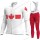 Canada FDJ 2020 Fietskleding Set Wielershirts Lange Mouw+Lange Wielrenbroek Bib PGNBE