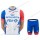 Groupama Fdj 2021 Fietskleding Fietsshirt Korte Mouw+Korte Fietsbroeken RFREE