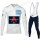 Team INEOS Grenadier Tour De France 2020 Men Fietskleding Set Wielershirts Lange Mouw+Lange Wielrenbroek Bib White DPGNG