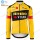 Winter Thermal Fleece Jumbo Visma 2020 Pro Team Fietskleding Set Wielershirts Lange Mouw+Lange Wielrenbroek Bib ZZXQT