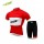 2016 BAT FOX Fietskleding Wielershirt Korte+Korte Fietsbroeken Rood