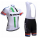 2016-2017 Giant Fietskleding Set Fietsshirt Met Korte Mouwen+Korte Koersbroek Wit