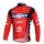 Giant Sram Pro Team Wielershirts Lange Mouwen Rood Zwart
