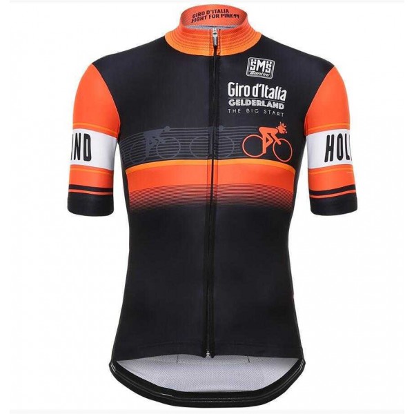 2016 GIRO D'ITALIA Wielershirt Korte Mouw Oranje