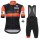 2016 GIRO D'ITALIA Fietskleding Set Fietsshirt Met Korte Mouwen+Korte Koersbroek Oranje