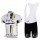 HTC-Highroad Pro Team Wielerkleding Set Wielershirts Korte+Korte Fietsbroeken Bib Wit