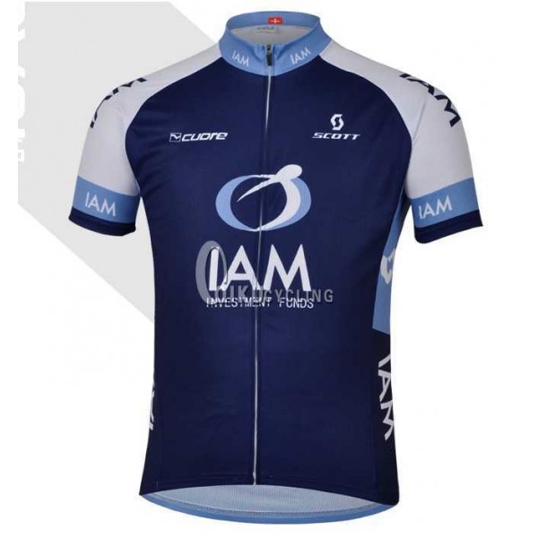 Teams IAM Wielershirt Met Korte Mouwen