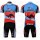 JAYCO Pro Team Wielerkleding Set Wielershirts Korte+Korte Fietsbroeken Blauw Rood
