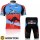 JAYCO Pro Team Fietskleding Wielershirts Korte+Korte Fietsbroeken Blauw Rood