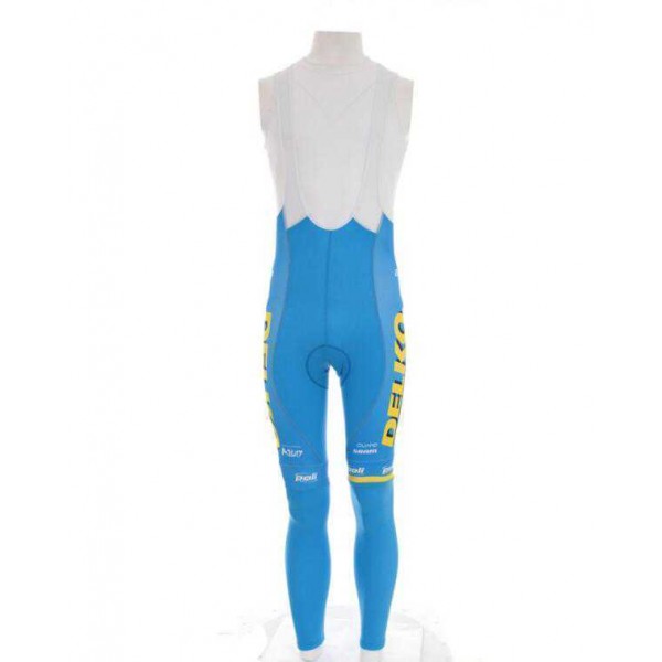 2016 KTM-Delko Marseille Provence Blauw Wielerkleding Lange Fietsbroeken Bib