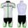 2013 KUOTA Fietskleding Set Fietsshirt Met Korte Mouwen+Korte Koersbroek Wit Groen