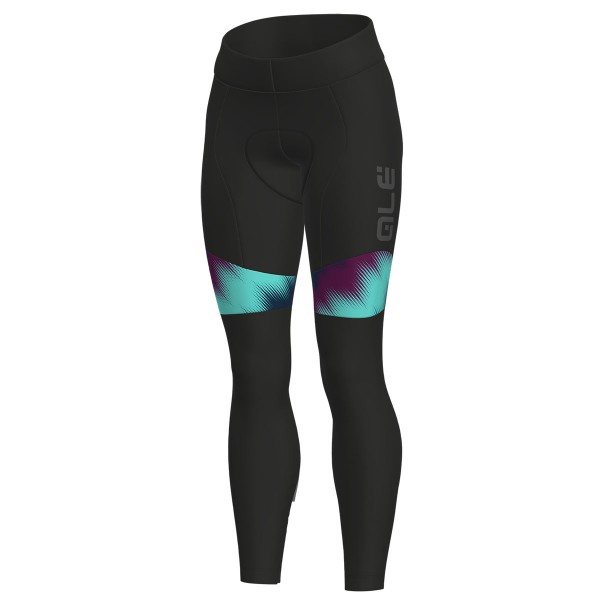 Dames Ale Solid Pulse-Viola Lange Fietsbroeken Bib