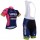 2015 Lampre Merida Fietskleding Set Fietsshirt Met Korte Mouwen+Korte Koersbroek