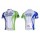 Liquigas Cannondale Pro Team Wielershirt Met Korte Mouwen Groen Wit