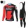 BMC Racing Team 2018 Winter Fietskleding Wielershirt Lange Mouw+Lange Fietsbroeken Bib