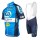 AGO-AQUA SERVICE 2018 Fietskleding Set Wielershirt Korte Mouw+Korte Fietsbroeken Bib