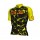 ALE SOLID Cracle Fluo Yellow Wielershirt Korte Mouw