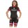 Bianchi Milano Nevola Black Pink Dames Fietskleding Set Wielershirt Korte Mouwen+Korte Fietsbroeken