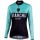 BIANCHI MILANO TERMENO Dames Zwart/Celeste Wielershirt Lange Mouw