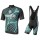Bianchi Milano Caina Blue Fietskleding Set Wielershirt Korte Mouwen+Korte Fietsbroeken Bib