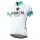 Bianchi Milano Nevola White Dames Wielershirt Korte Mouwen