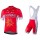 2018 COFIDIS Fietskleding Set Wielershirt Korte Mouw+Korte Fietsbroeken Bib