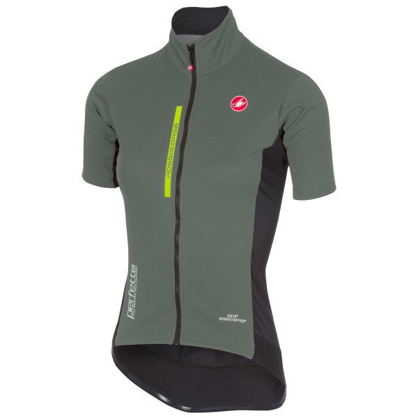 Castelli Perfetto Light-Gris Dames Wielershirt Korte Mouw