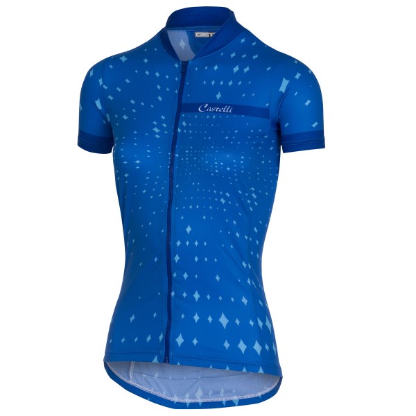 Castelli Stella-Bleu Dames Wielershirt Korte Mouw Castelli Stella-Bleu Dames Wielershirt Korte Mouw