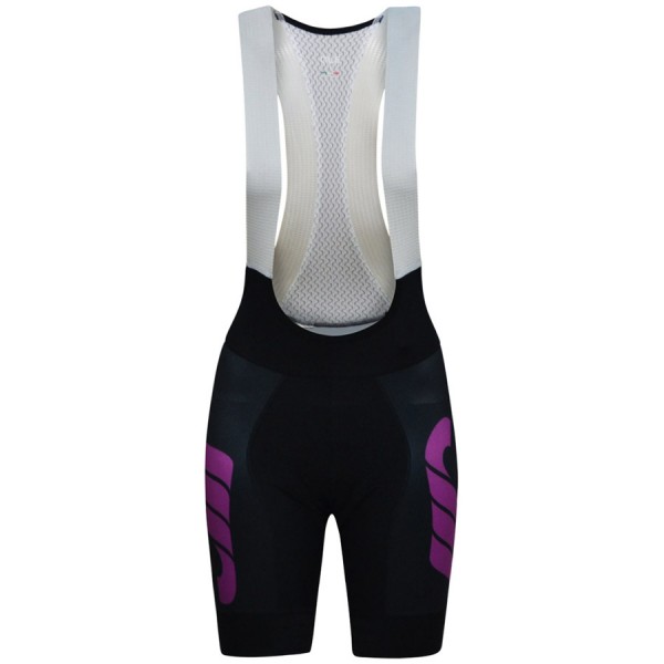 Cipollini Prestige Dames Black Violet Korte Fietsbroeken Bib