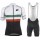 Cipollini Italian Heart Fietskleding Set Wielershirt Korte Mouw+Korte Fietsbroeken Bib