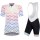 Endura Triangulate Dames 2018 Wit Fietskleding Set Wielershirt Korte+Korte Fietsbroeken Bib