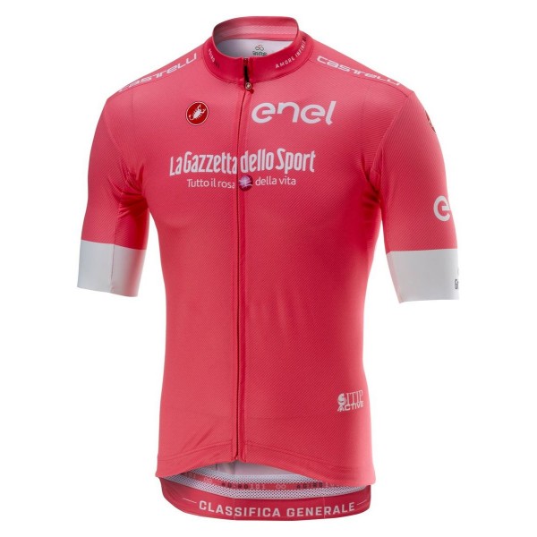 Giro D'Italia 2018 Rosa Wielershirt Korte Mouw