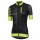 Nalini AHS Stilosa Black/Yellow Dames Wielershirt Korte Mouw